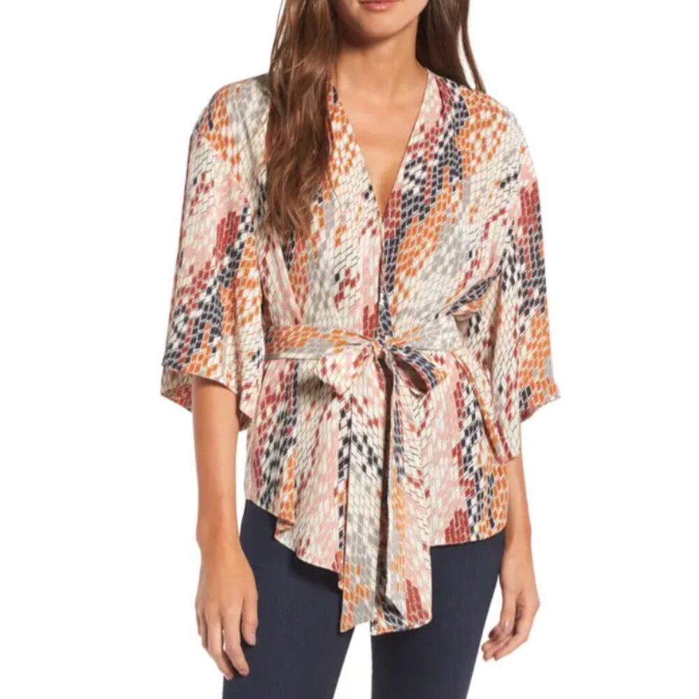 Boho Blouse Kimono Wrap Top
